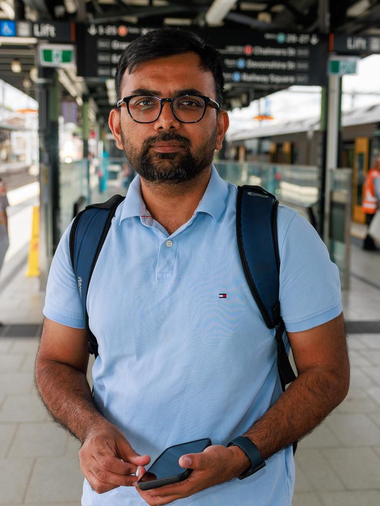 Karthik Chandrasekaran, is in the dark on what the industrial action means for him. Picture: Justin Lloyd.