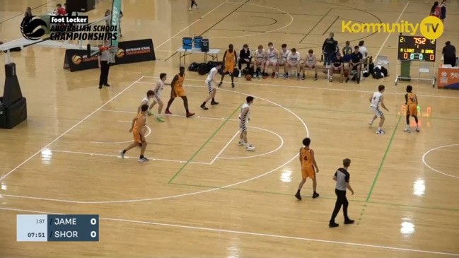 Replay: Basketball Australia School Championships Day 4 - (20M1) CF - St James v Shore School