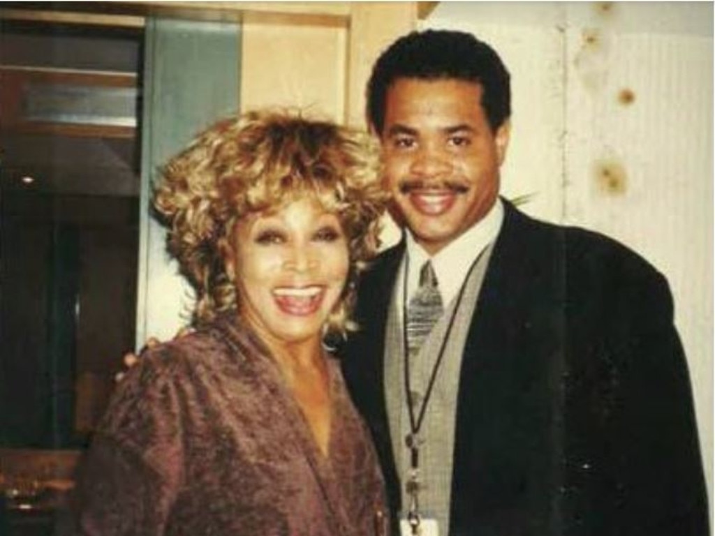 Tina Turner with her son Craig Turner, who died in 2018.