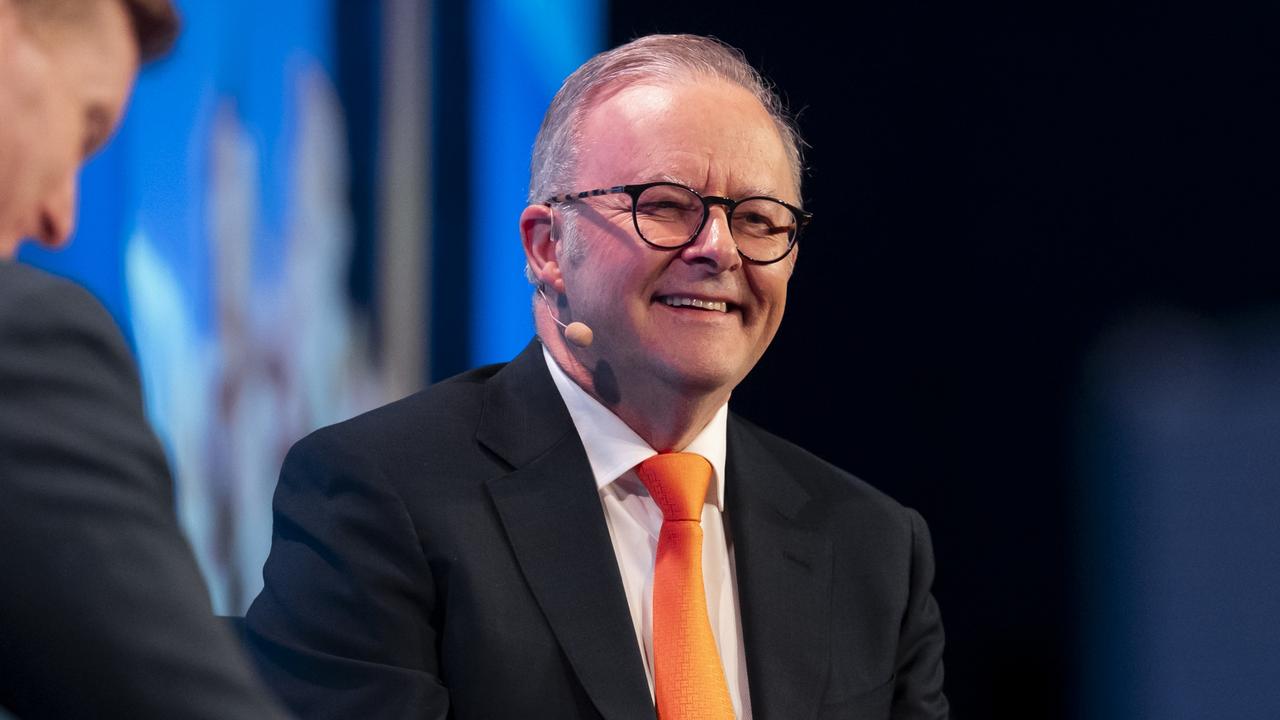 Mr Albanese on Thursday laughed off the incident as the worst moment of his campaign. (Photo by Matt Jelonek/Getty Images)