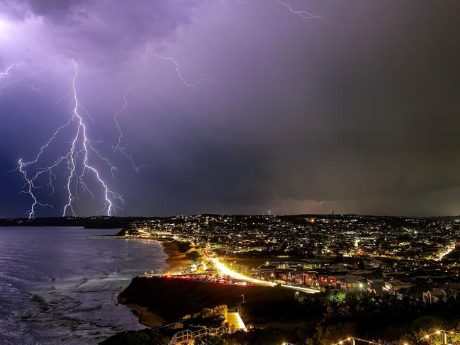 NSW has been lashed by extreme storms. Picture: Roni Bintang/Getty Images