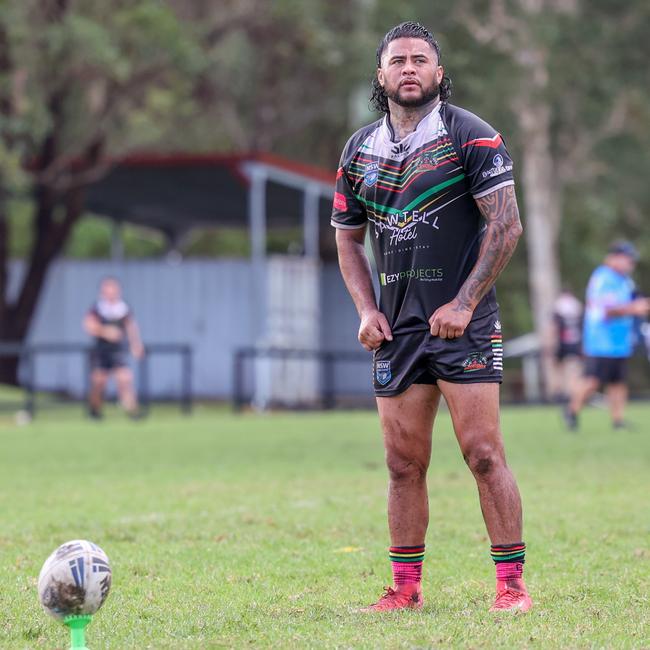 Mikaere Beattie starred for Sawtell in the big win. Picture: D Wigley