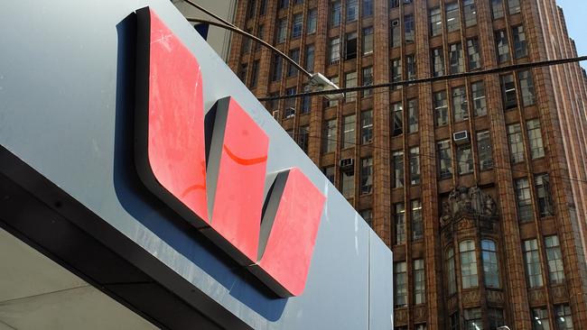 MELBOURNE AUSTRALIA - NewsWire Photos MARCH 8, 2024: Generic photos of the Westpac Bank logo in Melbourne.Picture: NCA NewsWire / Luis Enrique Ascui