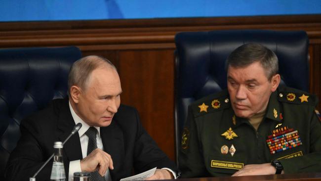 President Vladimir Putin and Chief of the General Staff Valery Gerasimov are under increasing pressure.