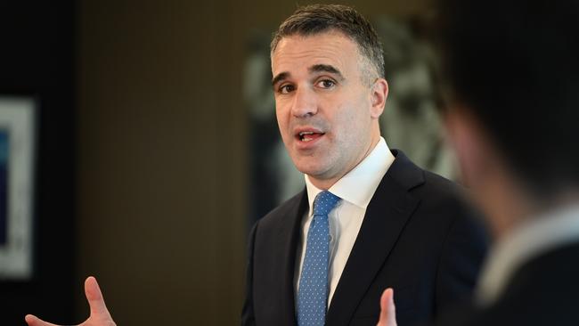 Premier Peter Malinauskas said the report’s findings had ‘the power to change the lives’ of the state’s children. Picture: NCA NewsWire / Naomi Jellicoe