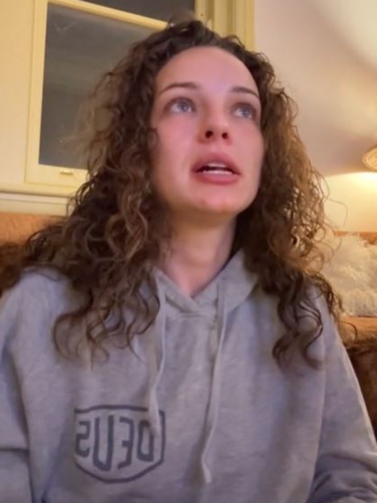 Abbie went on TikTok to share her thoughts. Picture: TikTok / Abbie Chatfield