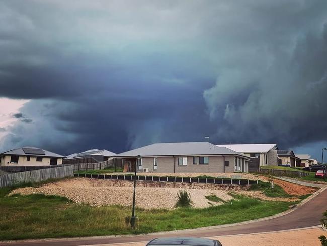 Residents braced for a drenching as the storm made its way towards the coast. Picture: Rebecca Gregory