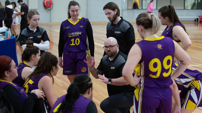 Altona is looking to finish the season on a high. Photo: Basketball Victoria.