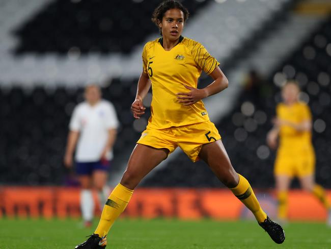 Special talent Mary Fowler during the a friendly against England in October.