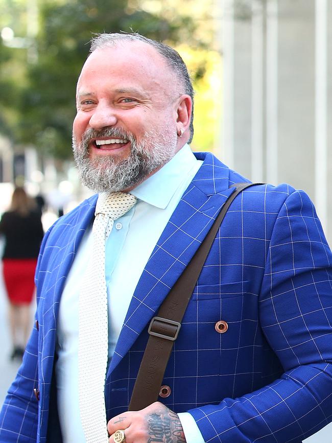 Lawyer Campbell MacCallum leaves the Supreme Court in Brisbane Picture: NCA NewsWire/Jono Searle.