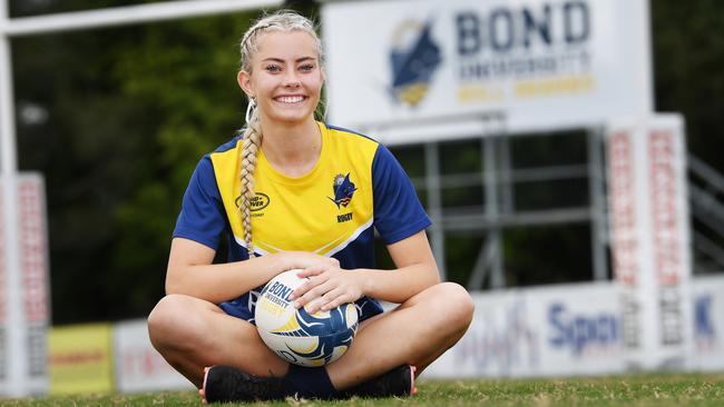 Bond University women's rugby player Eva Doblo
