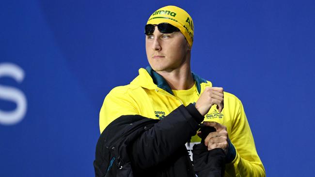 Cameron McEvoy will attempt to defend his world 50m freestyle championship in Doha on Friday and Saturday. Photo: Getty Images