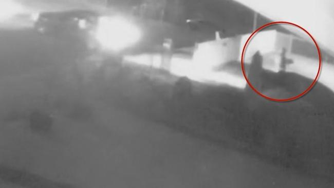 NSW Police have released stills and video of a person believed to be involved in an arson attack in Sydney's west earlier this year. Picture: NSW Police.