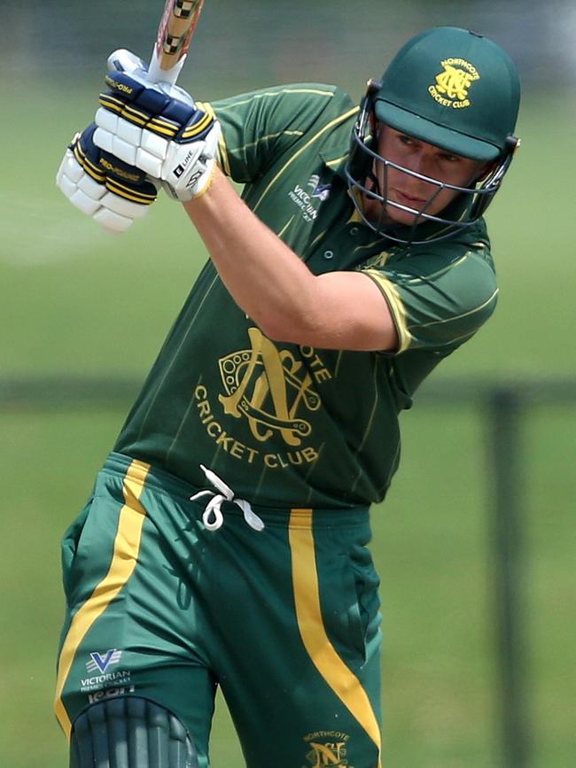 Jonty Rushton in action for Northcote.