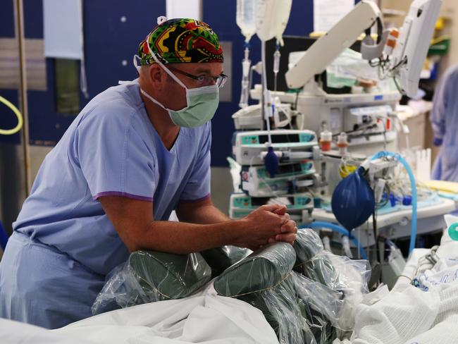 Dr Angus Gray at Sydney Children’s Hospital Randwick. Picture: Rohan Kelly