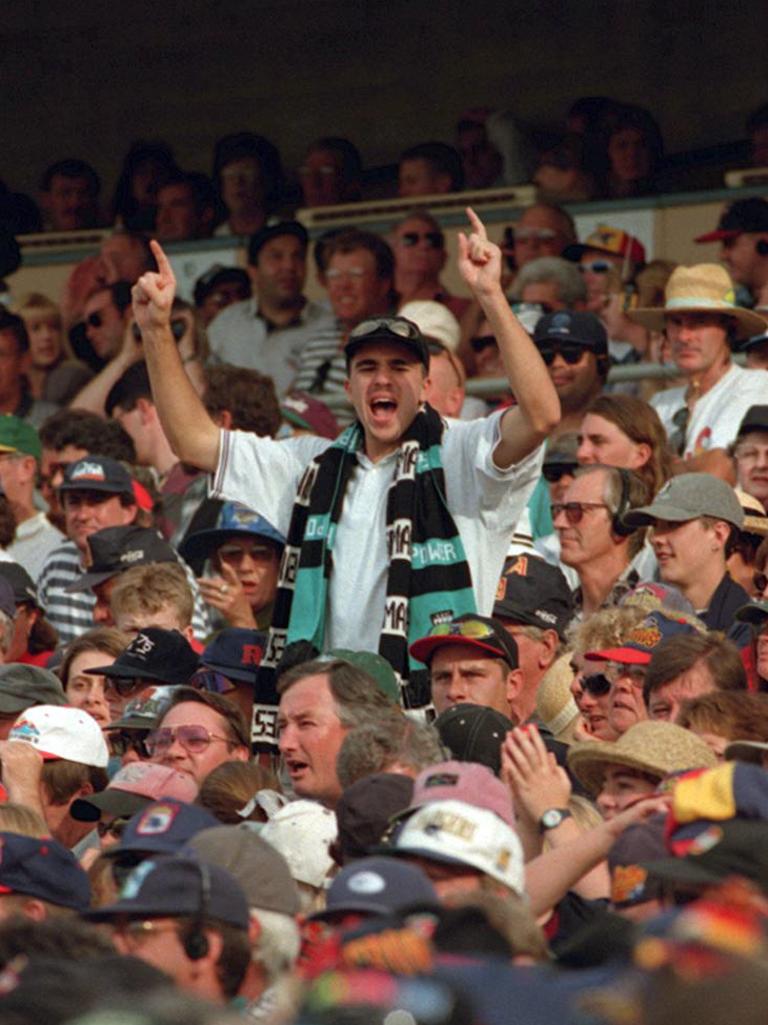 The premier (pictured at a Showdown in April 1997) said he had been a season-ticket holder for years and had been to a large number of showdowns.