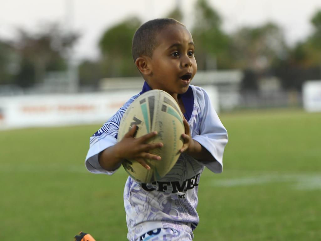 Moses Wigness Jr at the Humpty Dumpty Foundation round of 2022 NRLNT season. Picture: (A)manda Parkinson