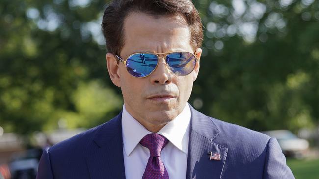 Scaramucci thinks Julia Roberts could skewer him on Saturday Night Live. (AP Photo/Pablo Martinez Monsivais)