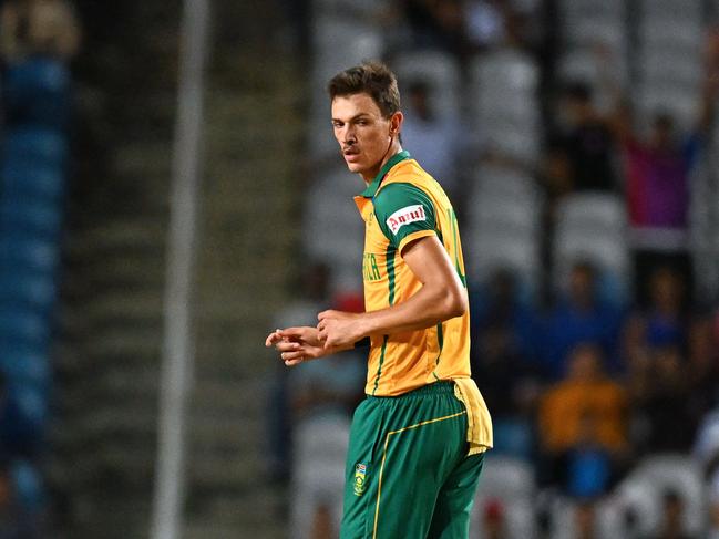 South Africa's Marco Jansen inspired his side to a big win against Afghanistan. Picture: AFP