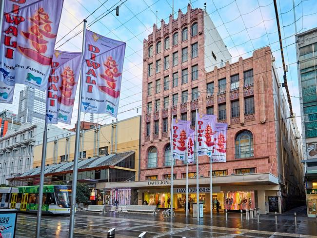 David Jones store at 299 Bourke St Melbourne - for Herald Sun realestate