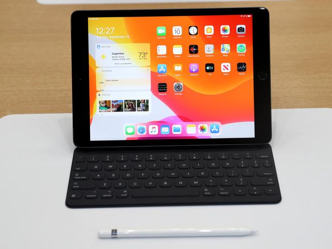 The new seventh generation Apple iPad. Picture: Getty Images/AFP