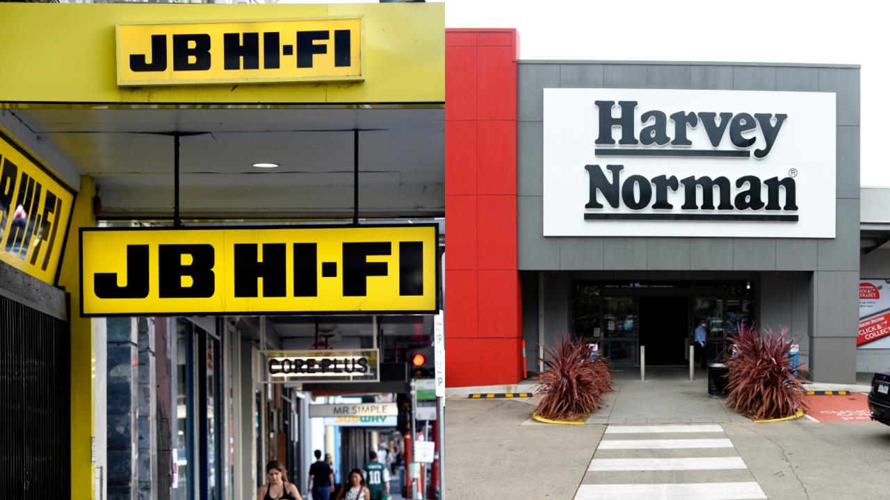 The TVs were sold at JB Hi-Fi and Harvey Norman stores, among other retailers, nationally and online. Picture: NCA NewsWire / Andrew Henshaw