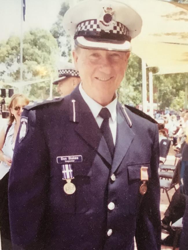 Stokes in formal uniform.