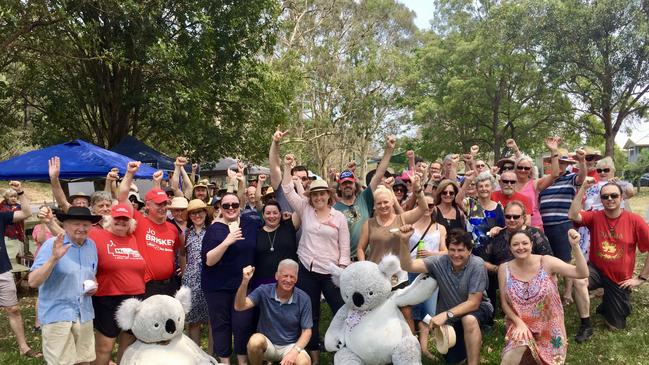 Mt Gravatt East residents celebrate their short-lived development win.