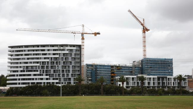 Some of the projects under construction in Canterbury. More development is planned as part of urban renewal along the Sydenham-Bankstown rail corridor.