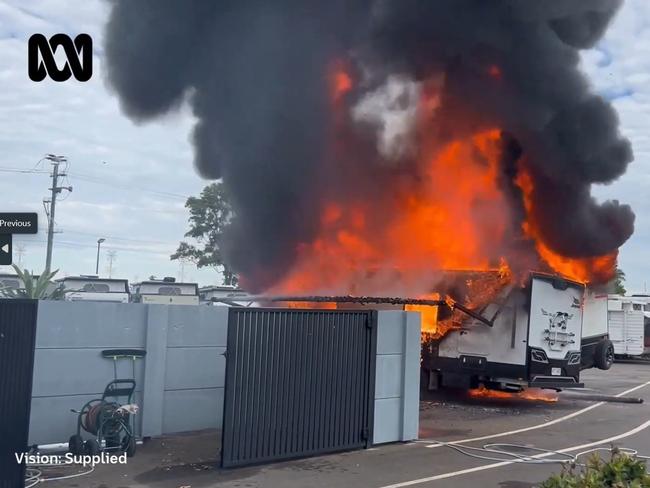 Lithium battery explodes, starts inferno that destroys $65k van