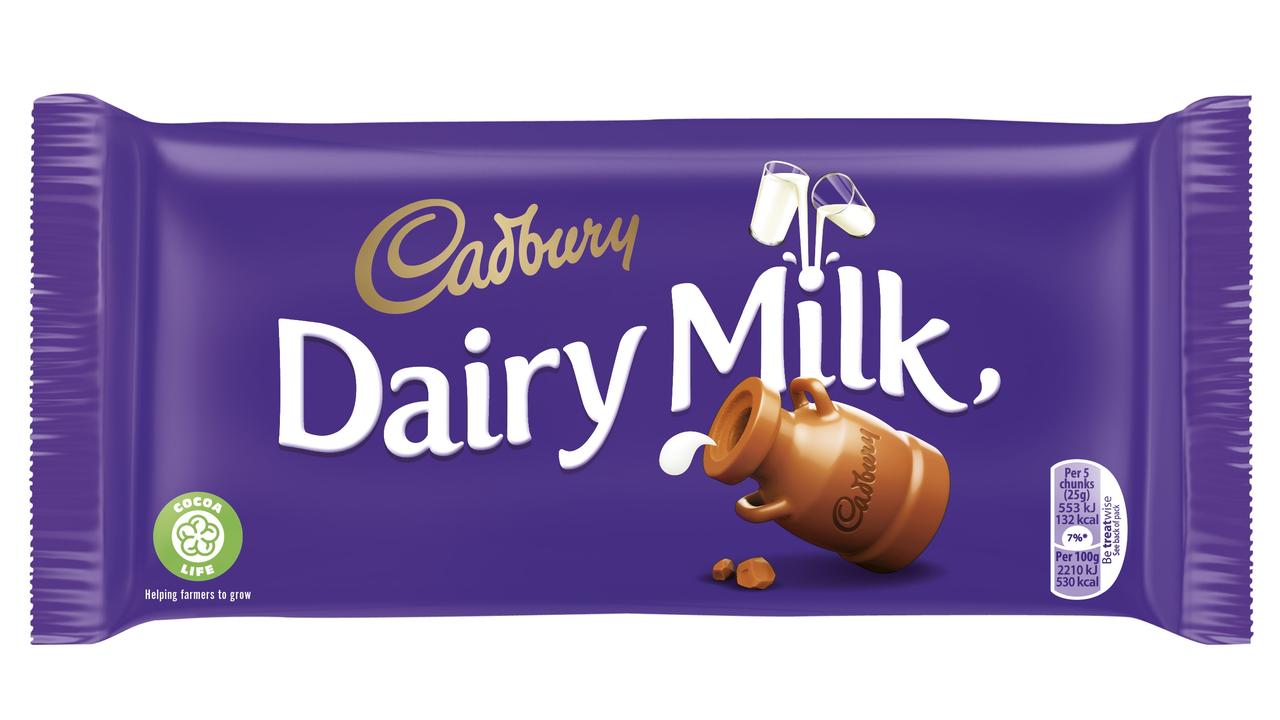 Australian Cadbury Dairy Milk bars now all carry the Cocoa Life symbol.