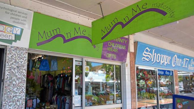 Mum 'n' Me Maternity on Keen St is one of the businesses that will be affected when Lismore City Council starts reconstructing CBD footpaths. Picture: Cathryn McLauchlan