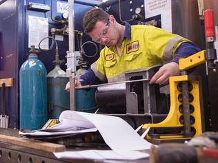 Brett McPaul, WorldSkills Australia skillaroo competing in Abu Dhabi.