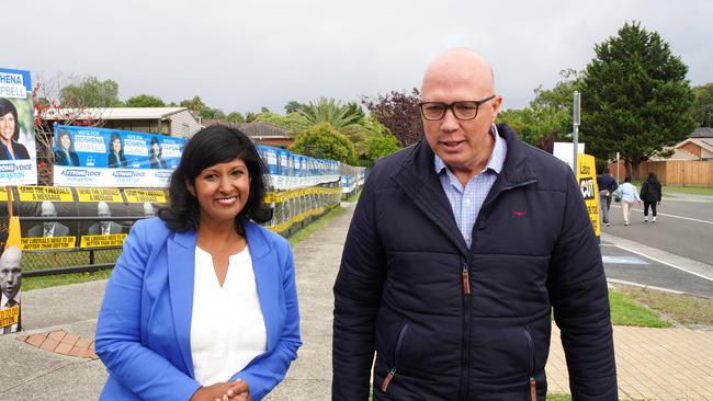 Liberal candidate Roshena Campbell lost to Labor’s Mary Doyle. Picture: NCA NewsWire / Luis Ascui