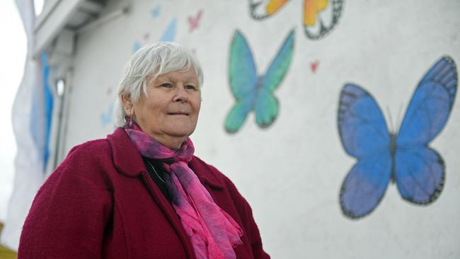 Domestic violence survivor Glyn Scott, 72, who started her Love Hope and Gratitude Foundation in 2015. Picture: Tom Huntley