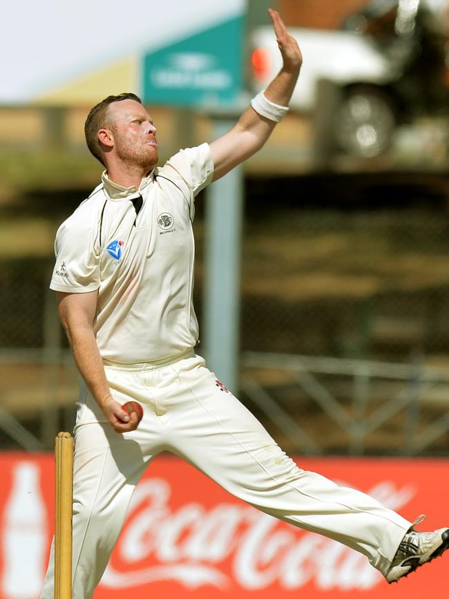 Tim Daykin took six wickets for Brunswick on Saturday. Picture: Kris Reichl