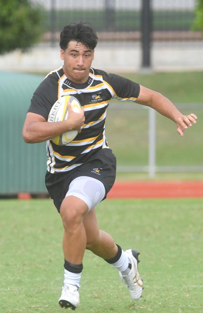 QLD Rugby Union State Championships (17-18 years boys) at the Townsville Sports Precinct. Saturday May 24. Wide Bay against Capricorn. Picture: Evan Morgan