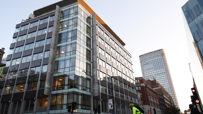 Cambridge Analytica headquarters in London. Picture: Getty Images.