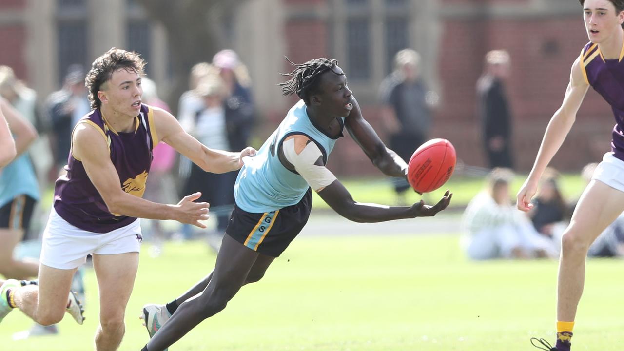 Ben Rongdit has been named in the AFL Academy squad. Picture: Alan Barber