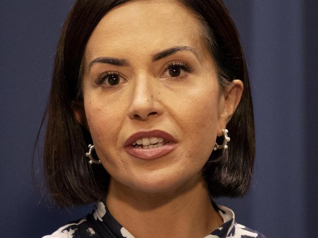 SYDNEY, AUSTRALIA - NewsWire Photos MAY 12, 2022: NSW Labor deputy leader and shadow minister for education, Prue Car, during a press conference at State Parliament on Thursday. Picture: NCA NewsWire / Nikki Short