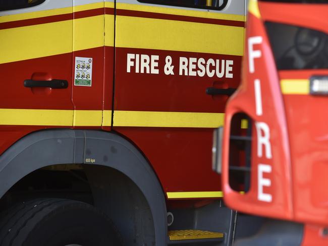SCRUB FIRE: Two fire crews have arrived at the scene of a scrub fire burning at Blacks Beach.