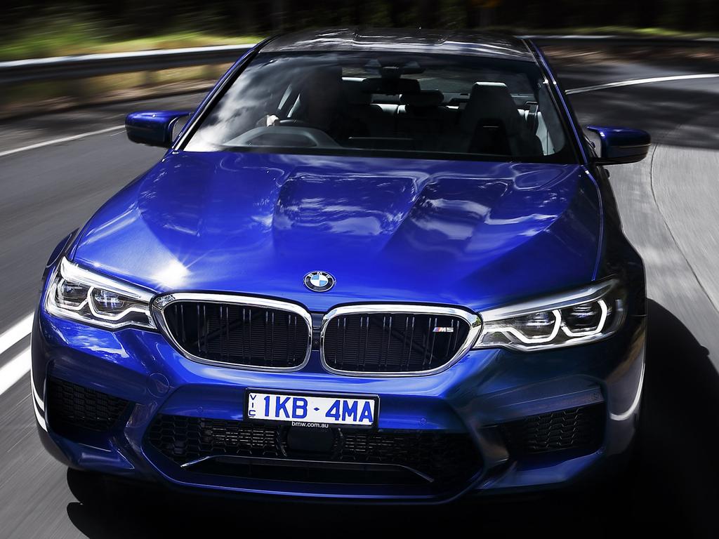 All-wheel drive endows the M5 with the grip needed to contain 750Nm.