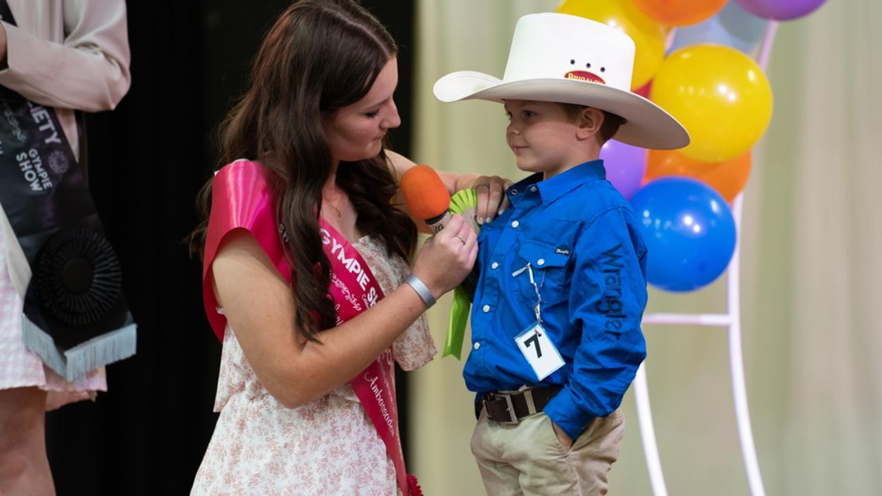 The junior male pageant at the Gympie District Show 2023. Picture: Christine Schindler