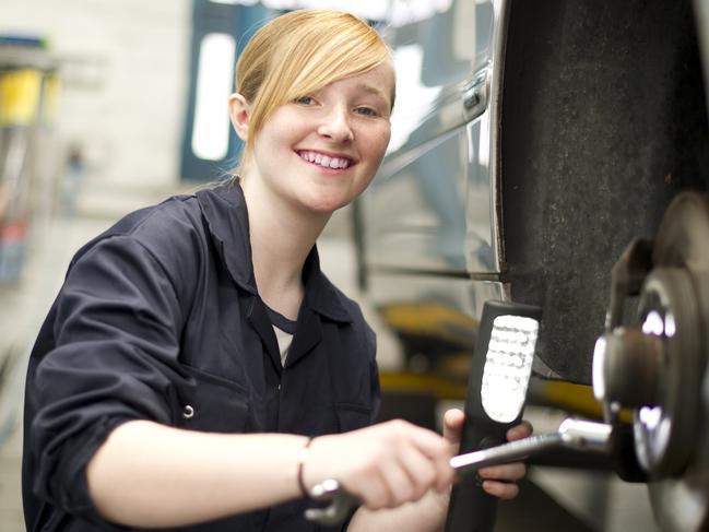 Generic shot of a happy apprentice from iStock. Free to use.