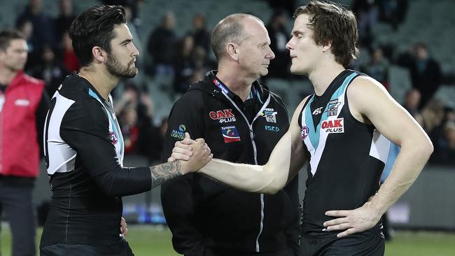 Will the Power lose both Chad Wingard and Jared Polec. Picture: Sarah Reed