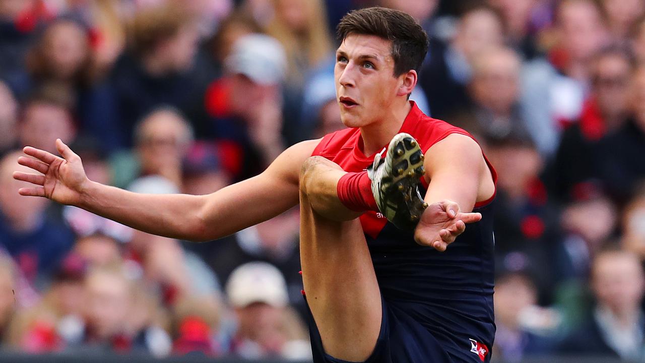 Melbourne's Sam Weideman will play Anzac Eve. Picture: Michael Klein