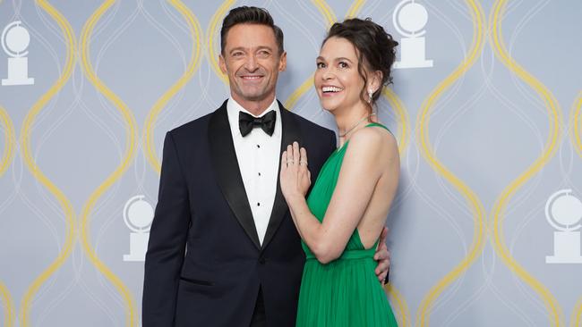 Hugh Jackman and Sutton Foster attend The 75th Annual Tony Awards in 2022. Picture: Sean Zanni/Patrick McMullan via Getty Images