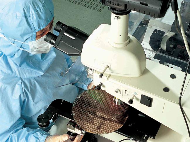 Wafers are produced at TSMC's foundry in Taiwan. Source: Taiwan Semiconductor Manufacturing Co., Ltd