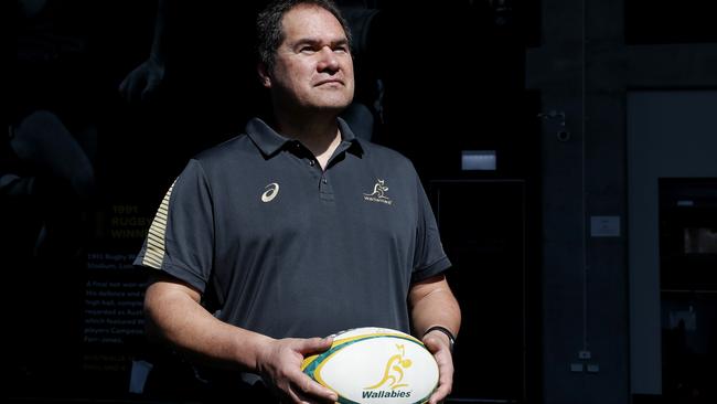 Wallabies coach Dave Rennie has plenty on his plate. Picture: Nikki Short