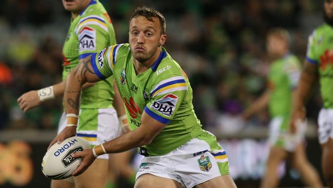 Josh Hodgson has the ability to turn a game for the Raiders. Picture: Kym Smith